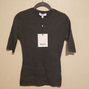 Billie the Label Christine Sweater‎ Ribbed Wool Cashmere Blend Size Small